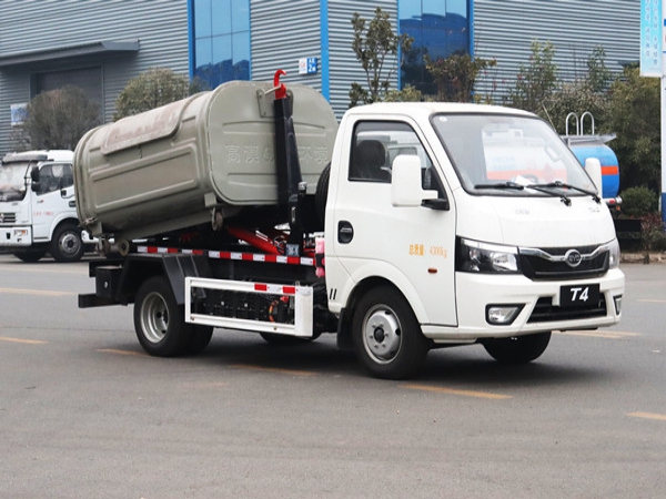 比亞迪3方純電動(dòng)車廂可卸式垃圾車 比亞迪3方純電動(dòng)車廂可卸式垃圾車